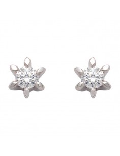 PENDIENTES ORO BLANCO 18KL...