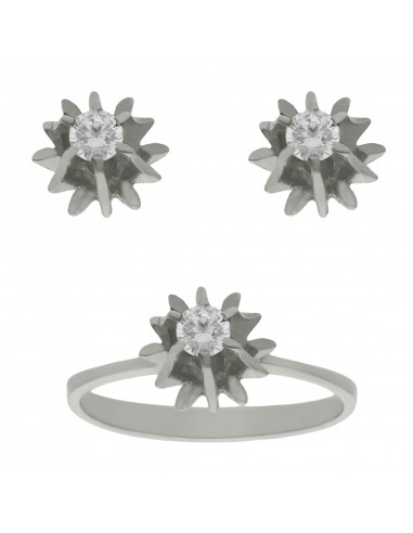 PENDIENTES ORO BLANCO 18KL DIAMANTES
