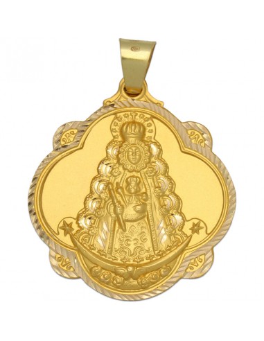 MEDALLA ORO 18KL V. DEL ROCIO- 40X45MM