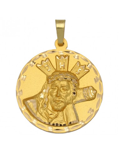 MEDALLA ORO 18KL GRAN PODER MEDIDA 33MM