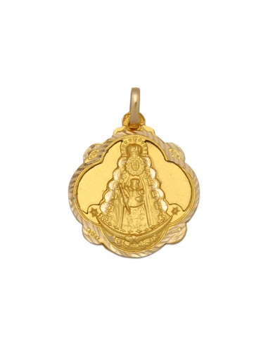MEDALLA ORO 18KL V. DEL ROCIO- 16X19MM