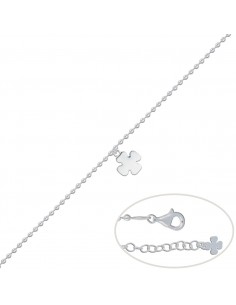 PULSERA TREBOL PLATA 925MM
