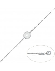 PULSERA CIRCULO PLATA 925MM