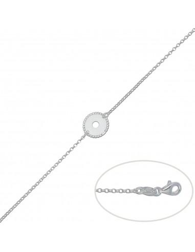 PULSERA CIRCULO PLATA 925MM