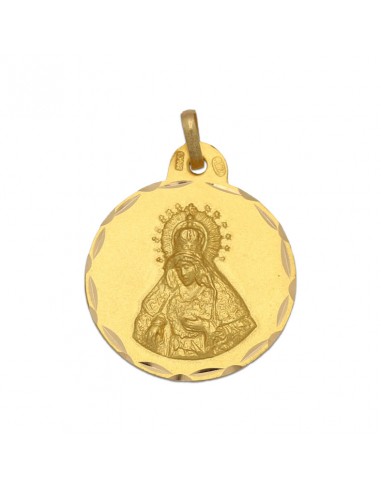 MEDALLA ORO 18KL V. DE LA MACARENA- 17MM