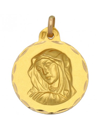 MEDALLA ORO 18KL DOLOROSA- 21MM
