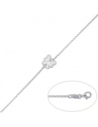 PULSERA MARIPOSA PLATA 925MM