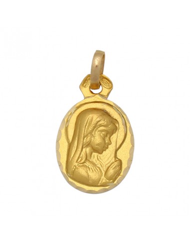 MEDALLA ORO 18KL V. NIÑA MEDIDA 12X15 MM