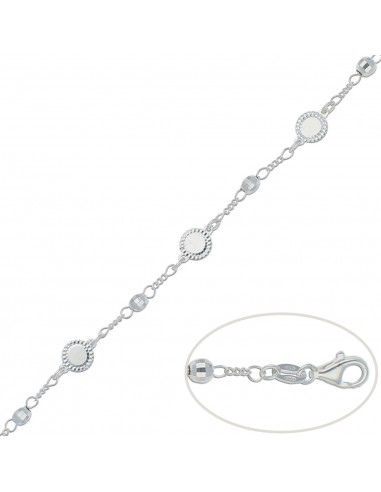 PULSERA CIRCULOS PLATA 925MM