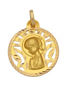 MEDALLA ORO 18KL V. NIÑA...