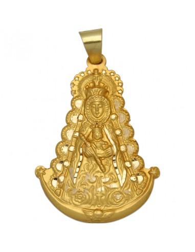 MEDALLA ORO 18KL V. DEL ROCIO- 38X53MM