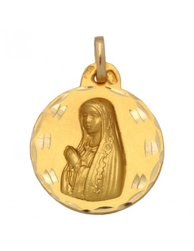 MEDALLA ORO 18KL. V. DE FATIMA - 19MM