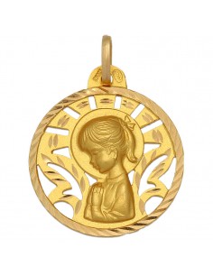MEDALLA ORO 18KL V. NIÑA...