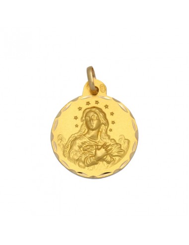 MEDALLA ORO 18KL V.DE LA PURISIMA- 15MM
