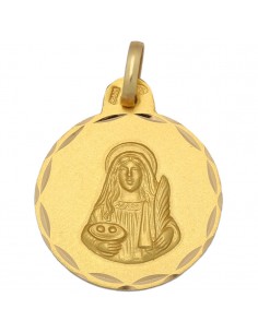MEDALLA ORO 18KL SANTA...