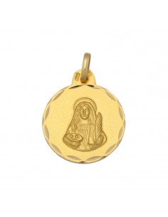 MEDALLA ORO 18KL SANTA...