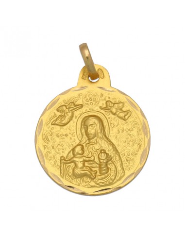 MEDALLA ORO 18KL V. DE CINTA- 17MM