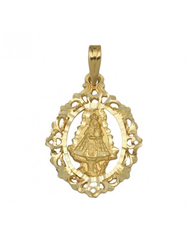 MEDALLA ORO 18KL V. DE CORTES- 21X29MM