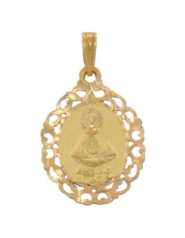 MEDALLA ORO 18KL V. DE LIDON- 19X26MM