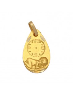 MEDALLA ORO 18KL RELOJ -...