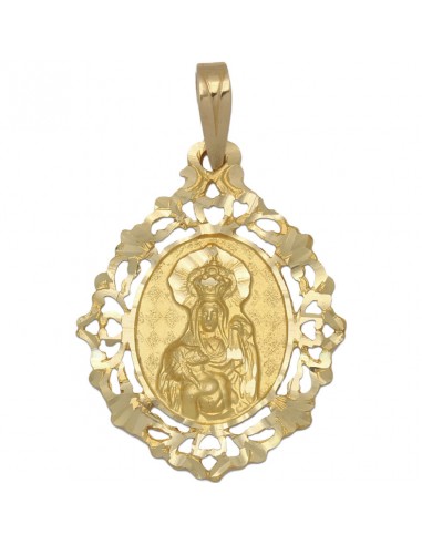 MEDALLA ORO 18KL V. DE LA PIEDAD- 22X30