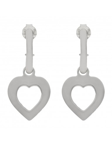 PENDIENTES CORAZON PLATA 925MM
