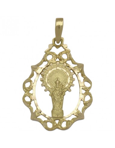 MEDALLA ORO 18KL V. DEL PILAR- 23X32MM