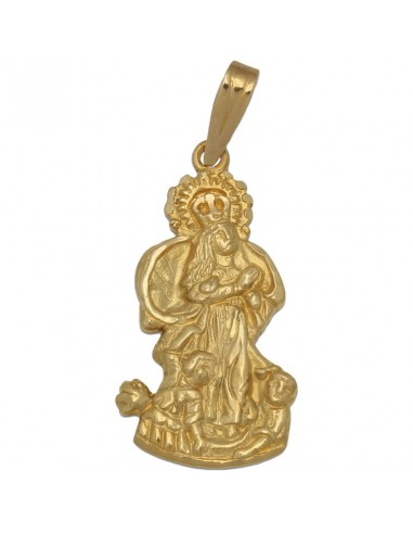 MEDALLA ORO 18KL V. DE LA ASUNCION-15X28