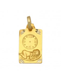MEDALLA ORO 18KL RELOJ -...