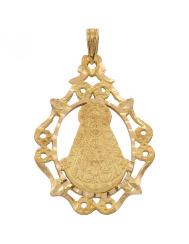 MEDALLA ORO 18KL V. DEL ROCIO- 26X37MM