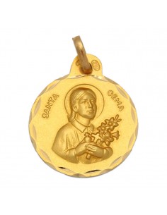 MEDALLA ORO 18KL SANTA GEMA...