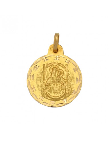 MEDALLA ORO 18KL V. DEL PINO MEDIDA 17MM