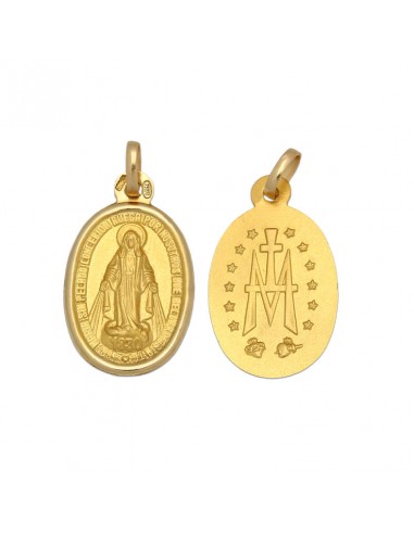 MEDALLA ORO 18KL V. MILAGROSA - 11x18MM