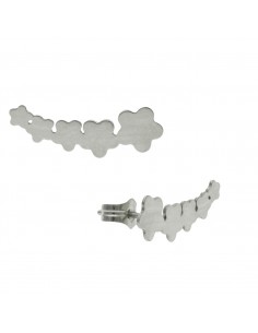 TREPADORES FLORES PLATA 925MM