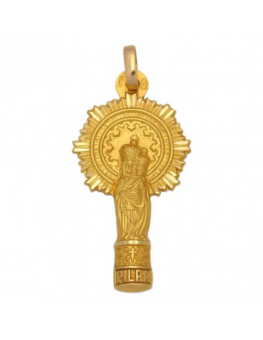 MEDALLA ORO 18KL V. DEL PILAR- 21X40MM