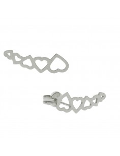 TREPADORES CORAZONES PLATA...
