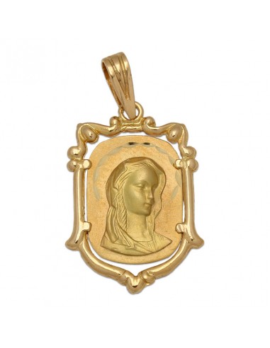 MEDALLA ORO 18KL VIRGEN NIÑA - 17X25MM