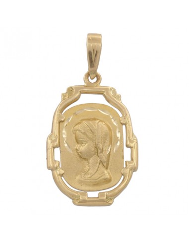MEDALLA ORO 18KL VIRGEN NIÑA - 17X26MM