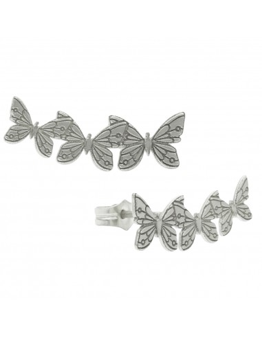 TREPADORES MARIPOSAS PLATA 925MM