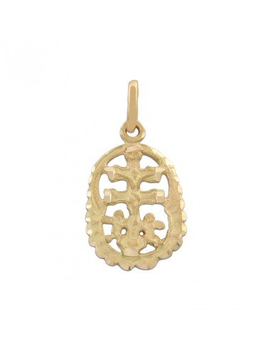CRUZ CARAVACA ORO 18KL - 14X21MM