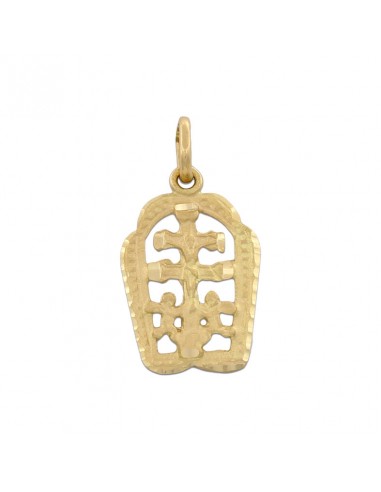 CRUZ CARAVACA ORO 18KL - 14X21MM
