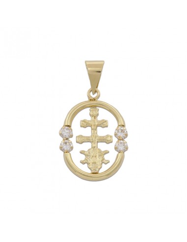 CRUZ CARAVACA ORO 18 KL - 13X19MM