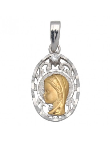 MEDALLA ORO 18KL VIRGEN NIÑA DE 13X21MM
