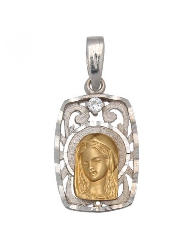 MEDALLA ORO 18KL VIRGEN NIÑA DE 13X21MM