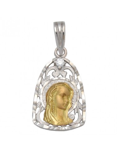 MEDALLA ORO 18KL VIRGEN NIÑA DE 13X21MM