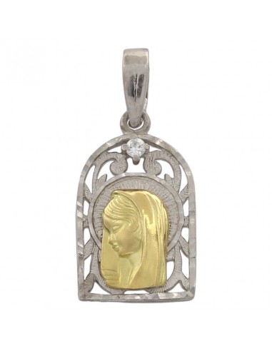 MEDALLA ORO 18KL VIRGEN NIÑA DE 13X21MM