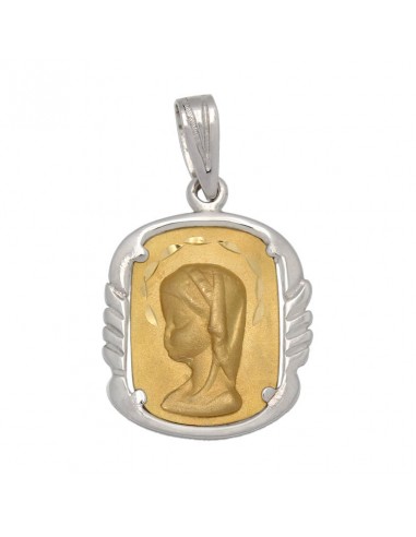 MEDALLA ORO 18KL VIRGEN NIÑA DE 16X22MM