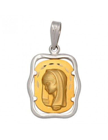 MEDALLA ORO 18KL VIRGEN NIÑA DE 16X23MM