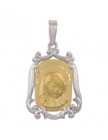 MEDALLA ORO 18KL VIRGEN NIÑA DE 19X27MM