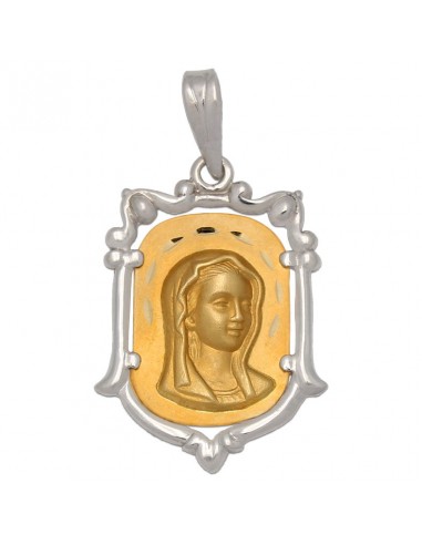 MEDALLA ORO 18KL VIRGEN NIÑA DE 18X26MM